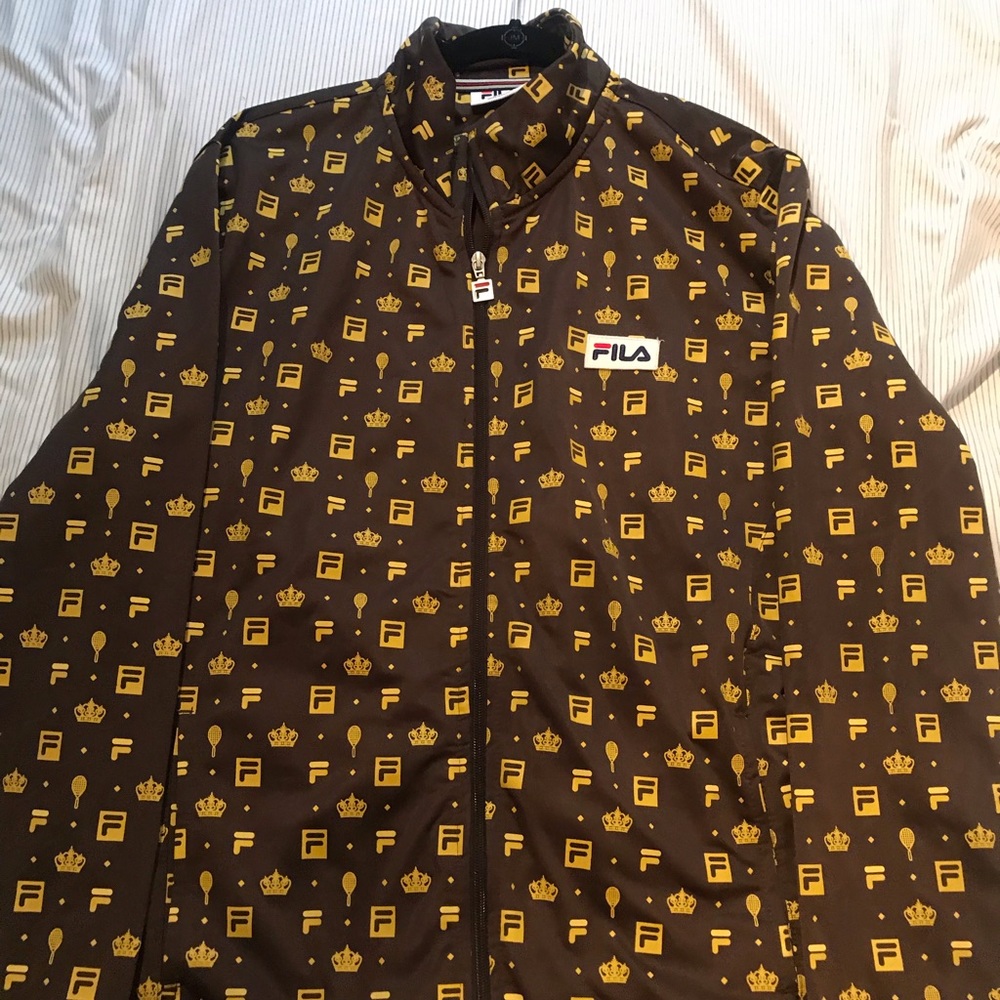FILA tennis monogram track jacket